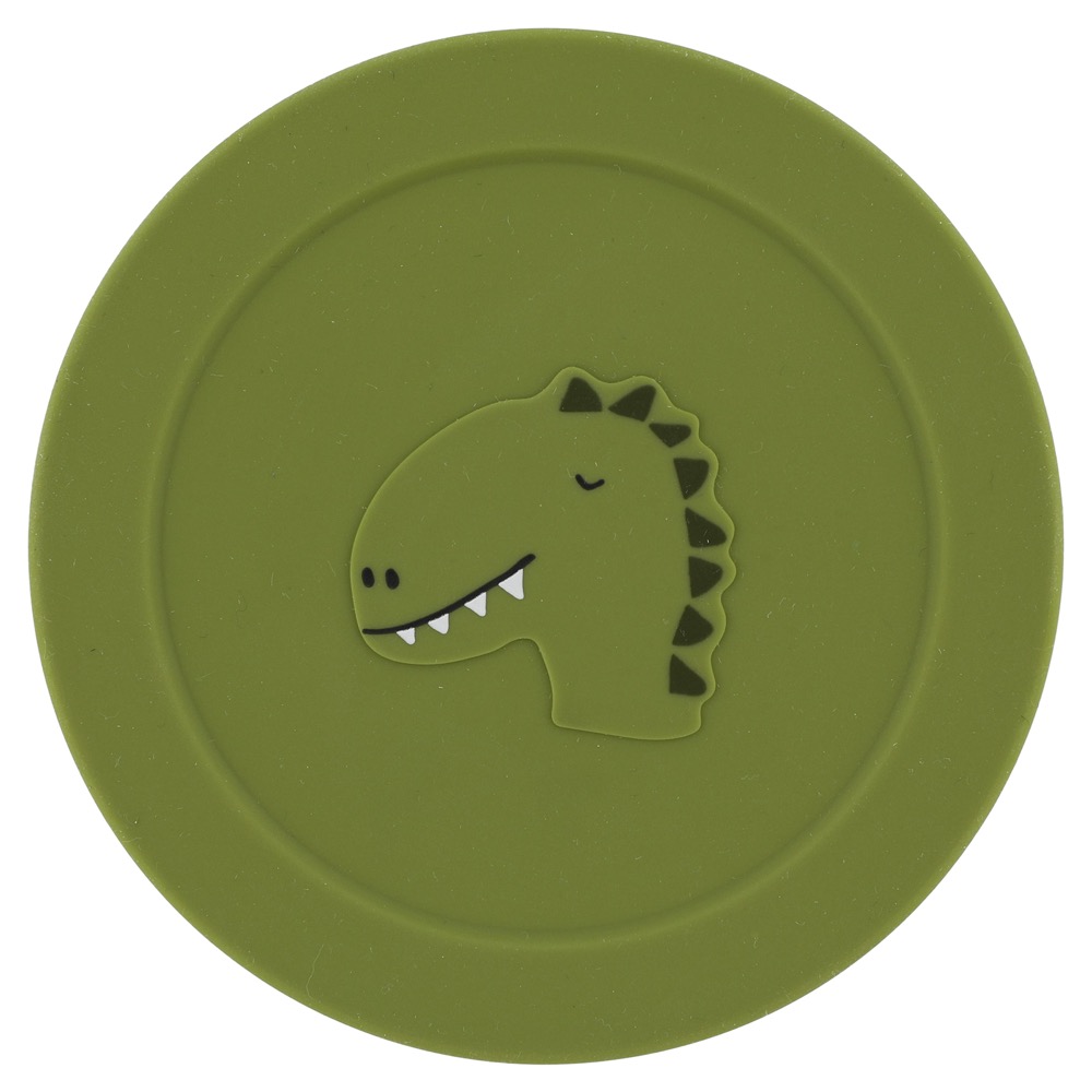 Bote de silicona para snacks con tapa - Mr. Dino